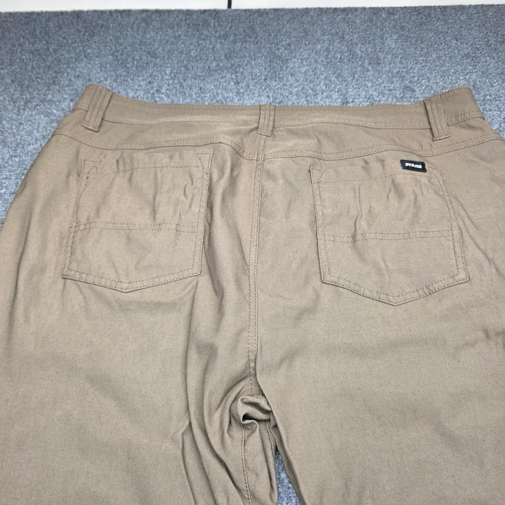 Prana Zion Standard Fit Pants Mens 38x32 Brown Recycled Nylon Stretch Hiking